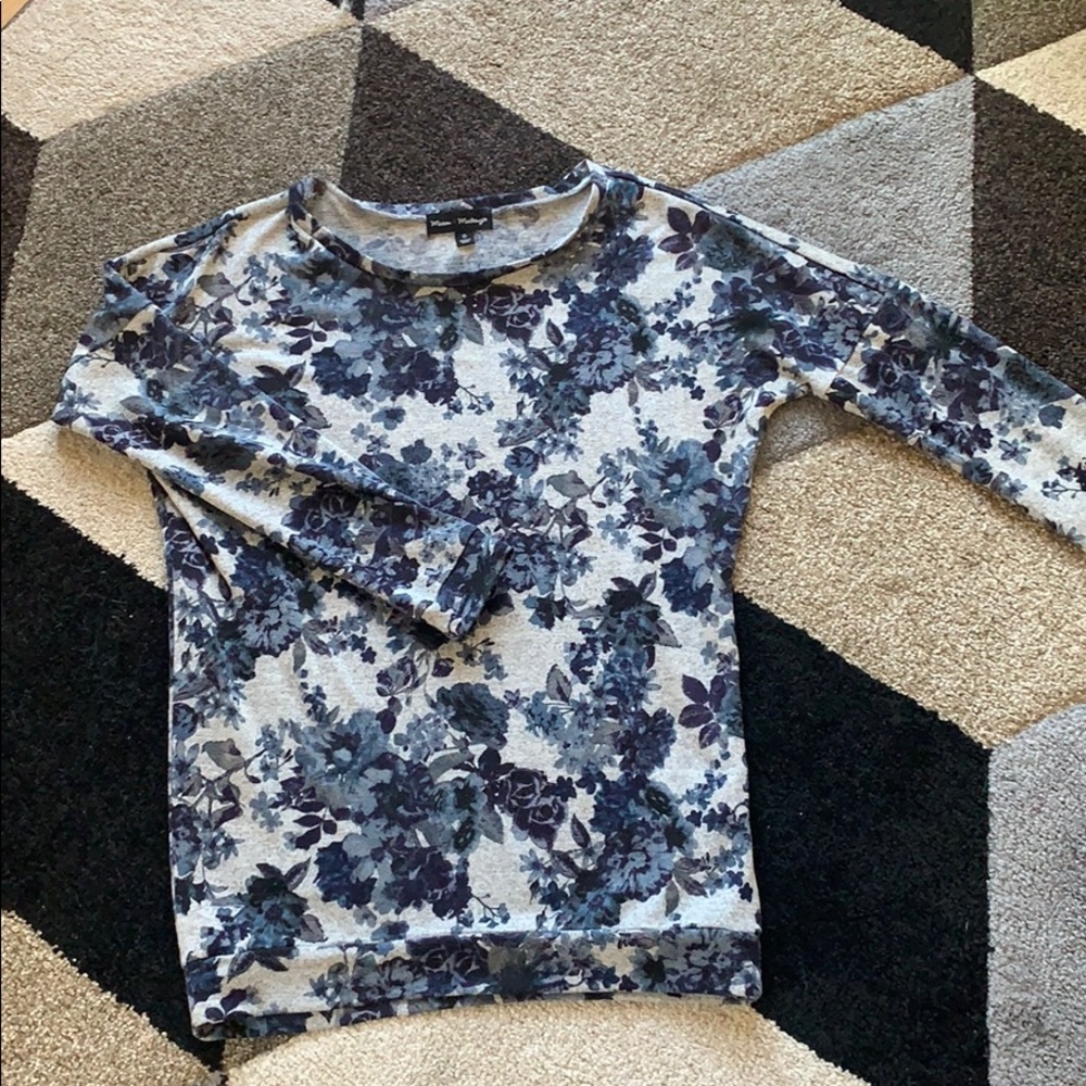 Mason + Mackenzie Long Floral Tunic